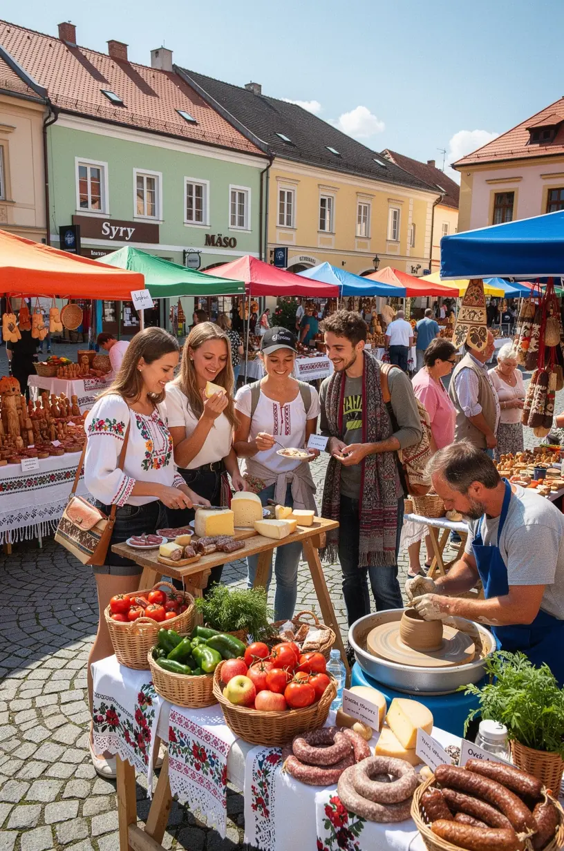 Pohľad na tradičný vidiecky dom s okolitými poliami a horami v pozadí mimo hlavných turistických trás.